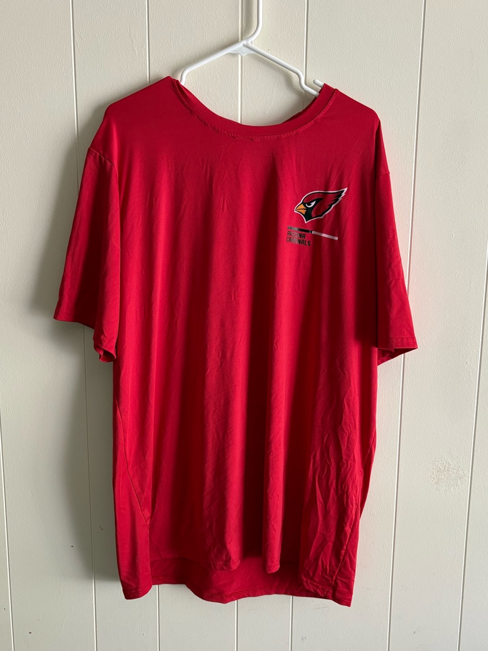 Red Short-Sleeve Arizona Cardinals Team Logo T-Shirt